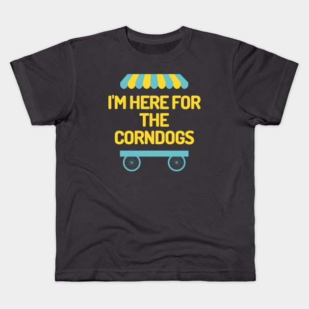 Corndogs Kids T-Shirt by Summyjaye